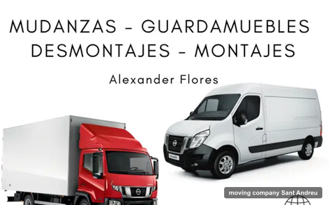 Moving Flores, empresa de mudanzas en Sant Andreu, Barcelona