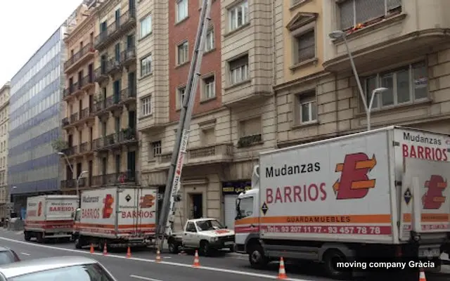 Mudanzas Barrios, moving company in Gràcia, Barcelona