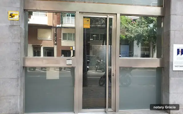 Notaria de Barcelona Gràcia, notary in Gràcia, Barcelona
