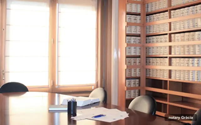 Notaría Gerardo Conesa, notary in Gràcia, Barcelona