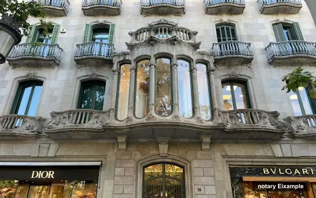 Notaría PG74, notary in Eixample, Barcelona