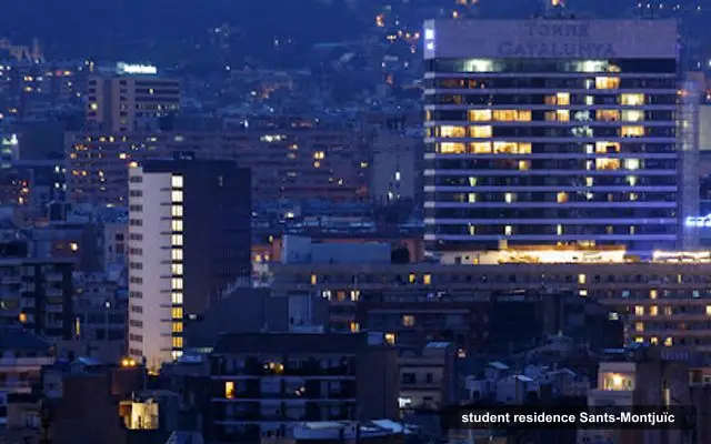 Residència d'estudiants yugo Garbí, student residence in Sants-Montjuïc, Barcelona