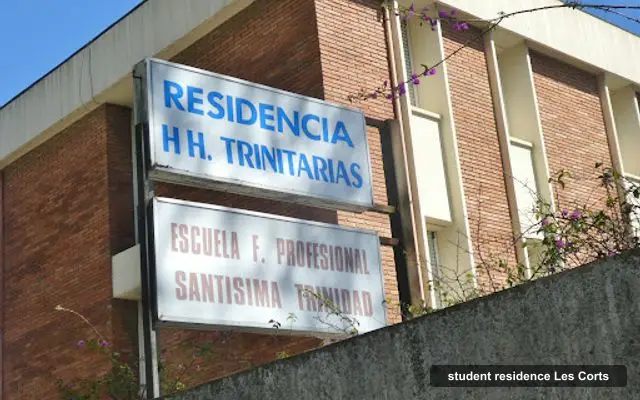 Residència Santíssima Trinitat, student residence in Les Corts, Barcelona