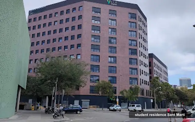 Student residence Barcelona, student residence in Sant Martí, Barcelona