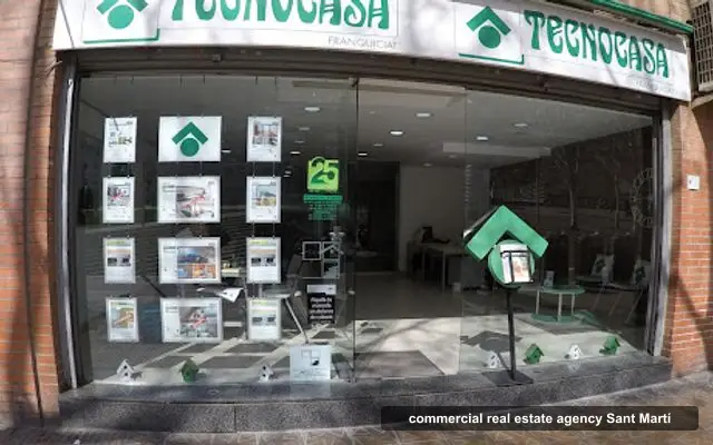 Tecnocasa Agencia Inmobiliaria, inmobiliaria comercial en Sant Martí, Barcelona