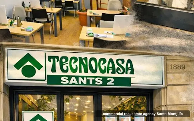Tecnocasa agencia inmobiliaria, commercial real estate agency in Sants-Montjuïc, Barcelona