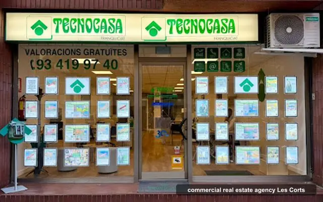 Tecnocasa (pisos del barri, s.l), commercial real estate agency in Les Corts, Barcelona